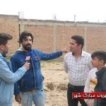 گزارش خبری از وضعیت نامناسب کوچه چهارده معصوم ۴ مبارک شهر